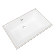530mm Rectangular Ceramic Undermount Basin with Overflow